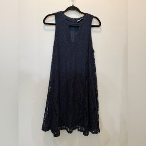 Altar’d  State Navy Blue Lace‎ Dress - Size M